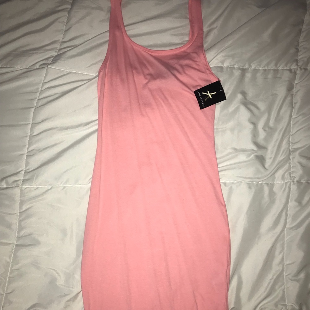 Long pink dress